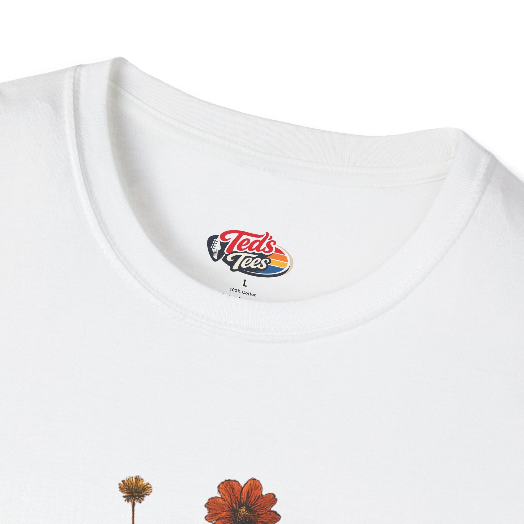 Cassette 'Analog Soul' Floral T‑Shirt