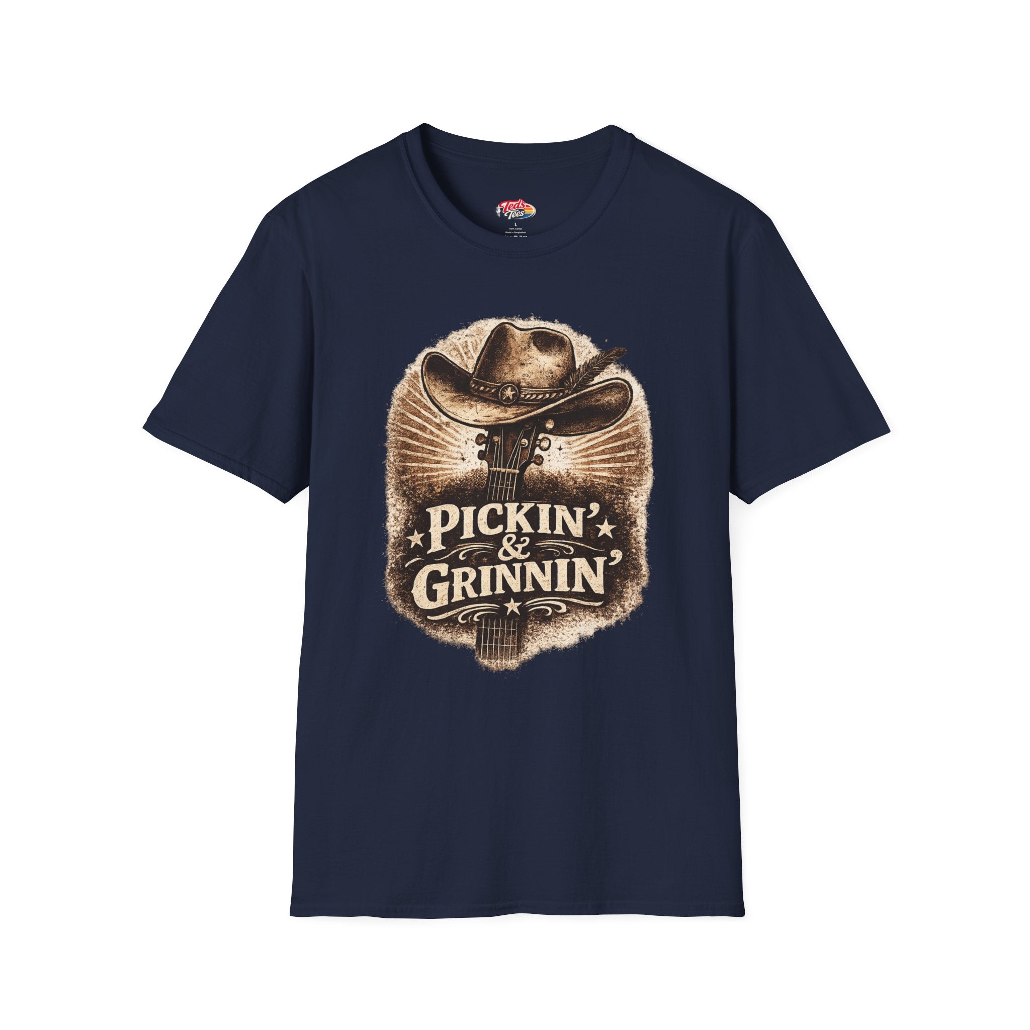 Pickin' & Grinnin' Cowboy T-Shirt