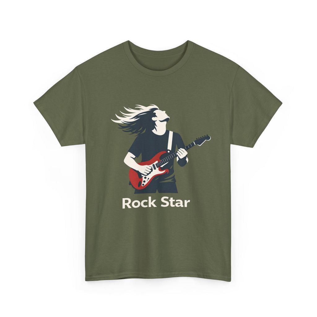 Rock Star T-Shirt — Electric Guitar Player Graphic Tee