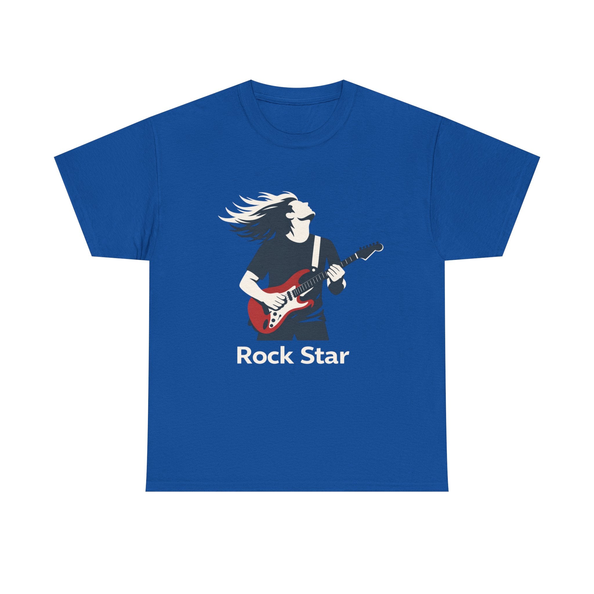 Rock Star T-Shirt — Electric Guitar Player Graphic Tee