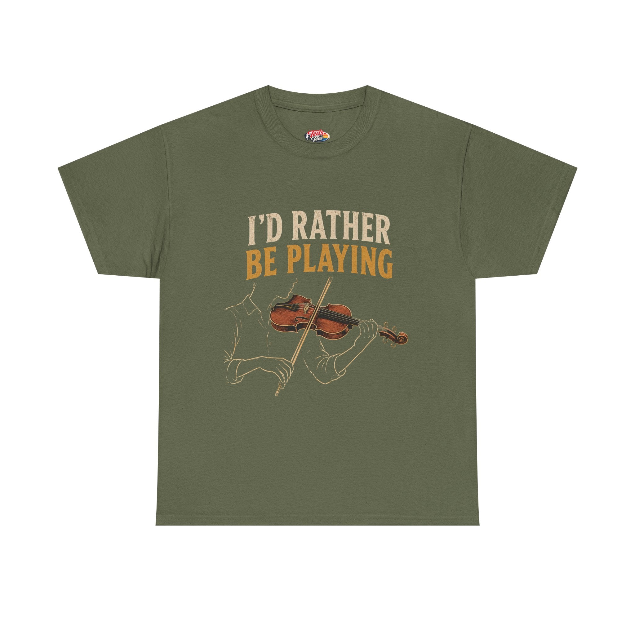I'd rather be playing violin