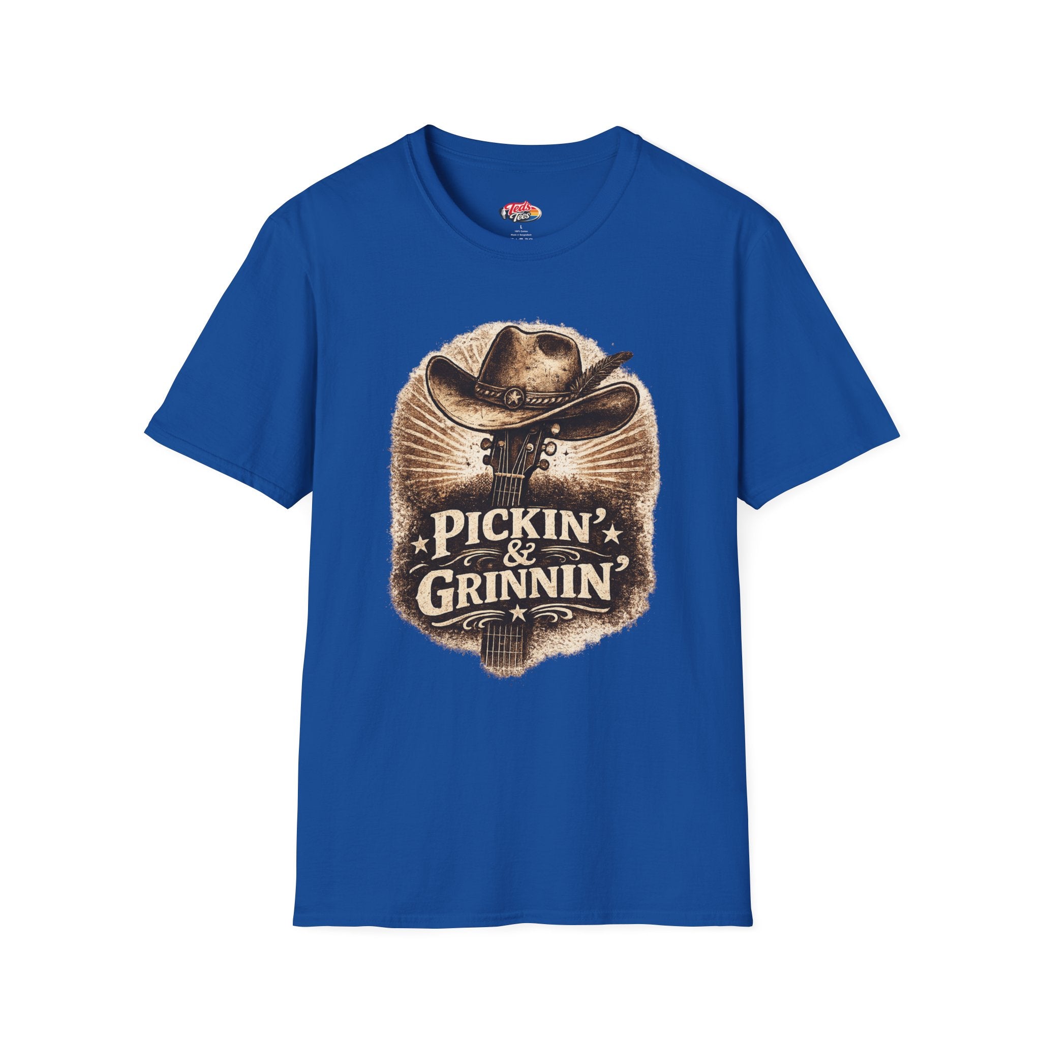 Pickin' & Grinnin' Cowboy T-Shirt