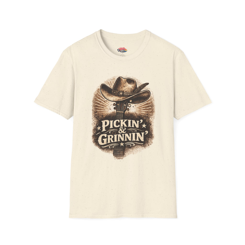 Pickin' & Grinnin' Cowboy T-Shirt