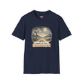 T-Shirt — "Down at the Crossroads" Vintage Moonlit Road Sign Graphic