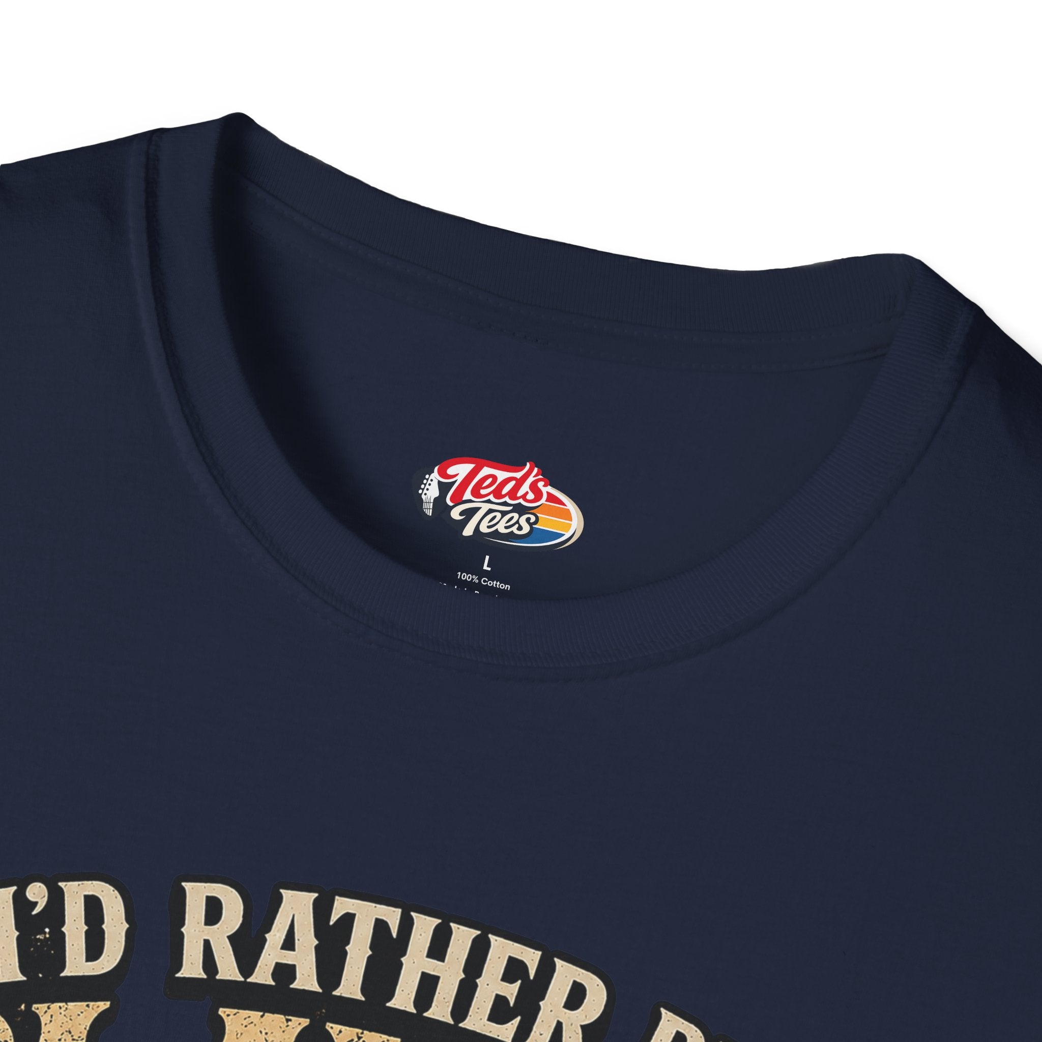 I'd Rather Be Playing Guitar T-Shirt — Vintage Sunset Music Tee