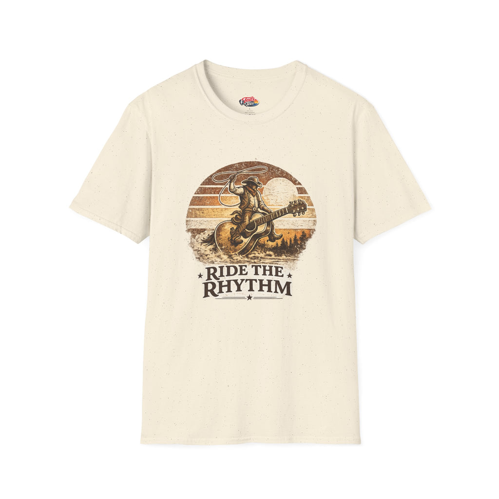 Ride the Rhythm Cowboy Guitar T-Shirt