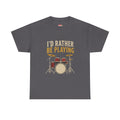 Drums T-Shirt — Classic Heavy Cotton Tee