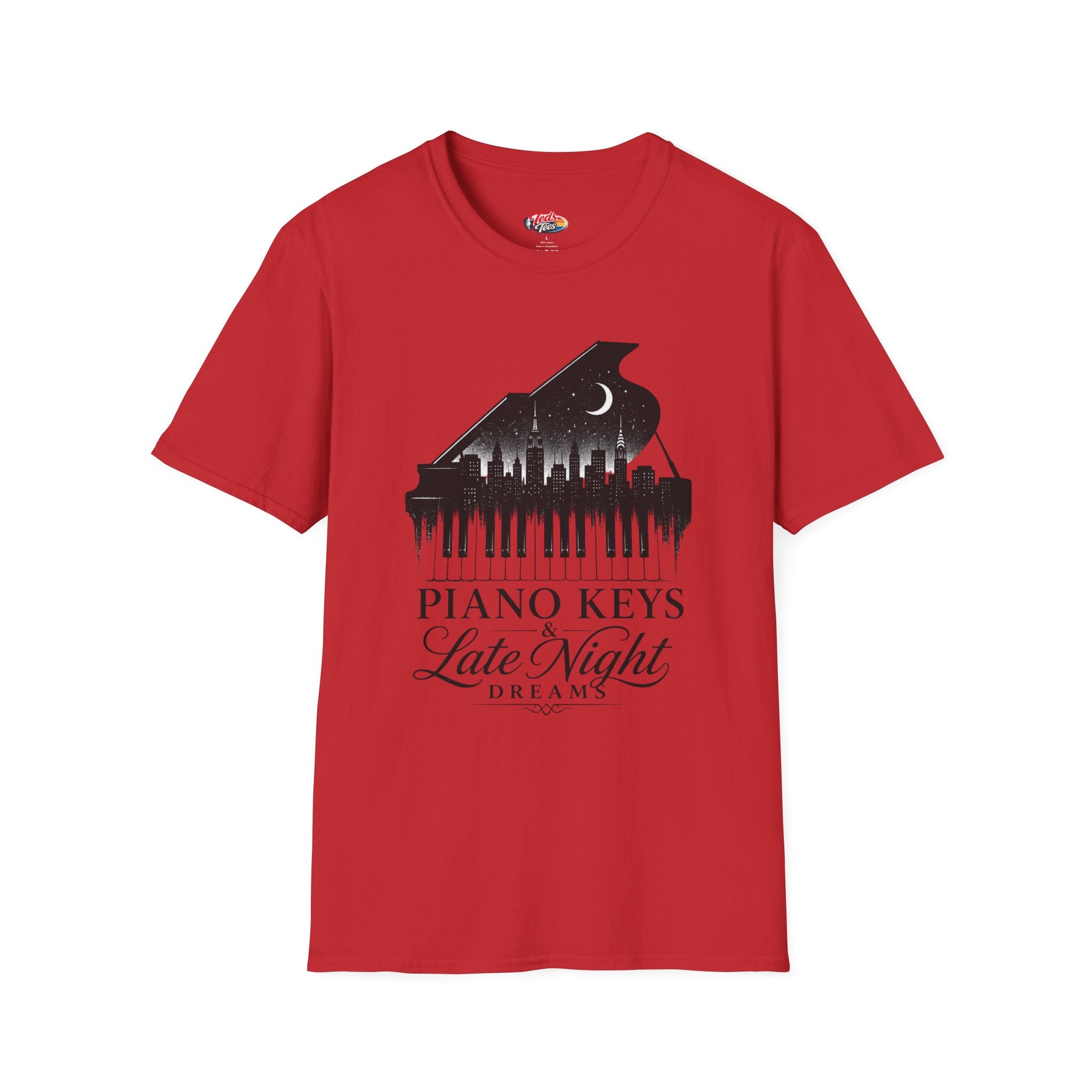 Piano Keys Late Night Dreams T-Shirt
