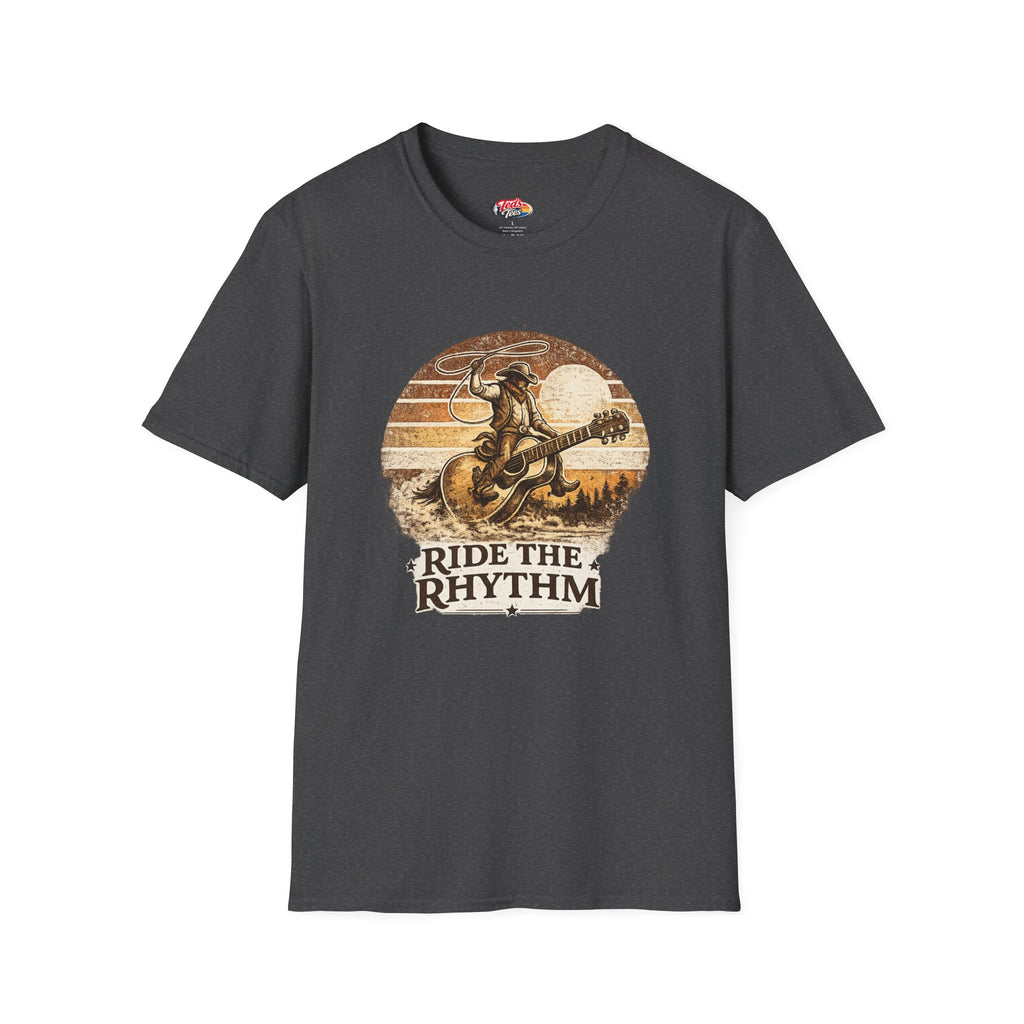 Ride the Rhythm Cowboy Guitar T-Shirt