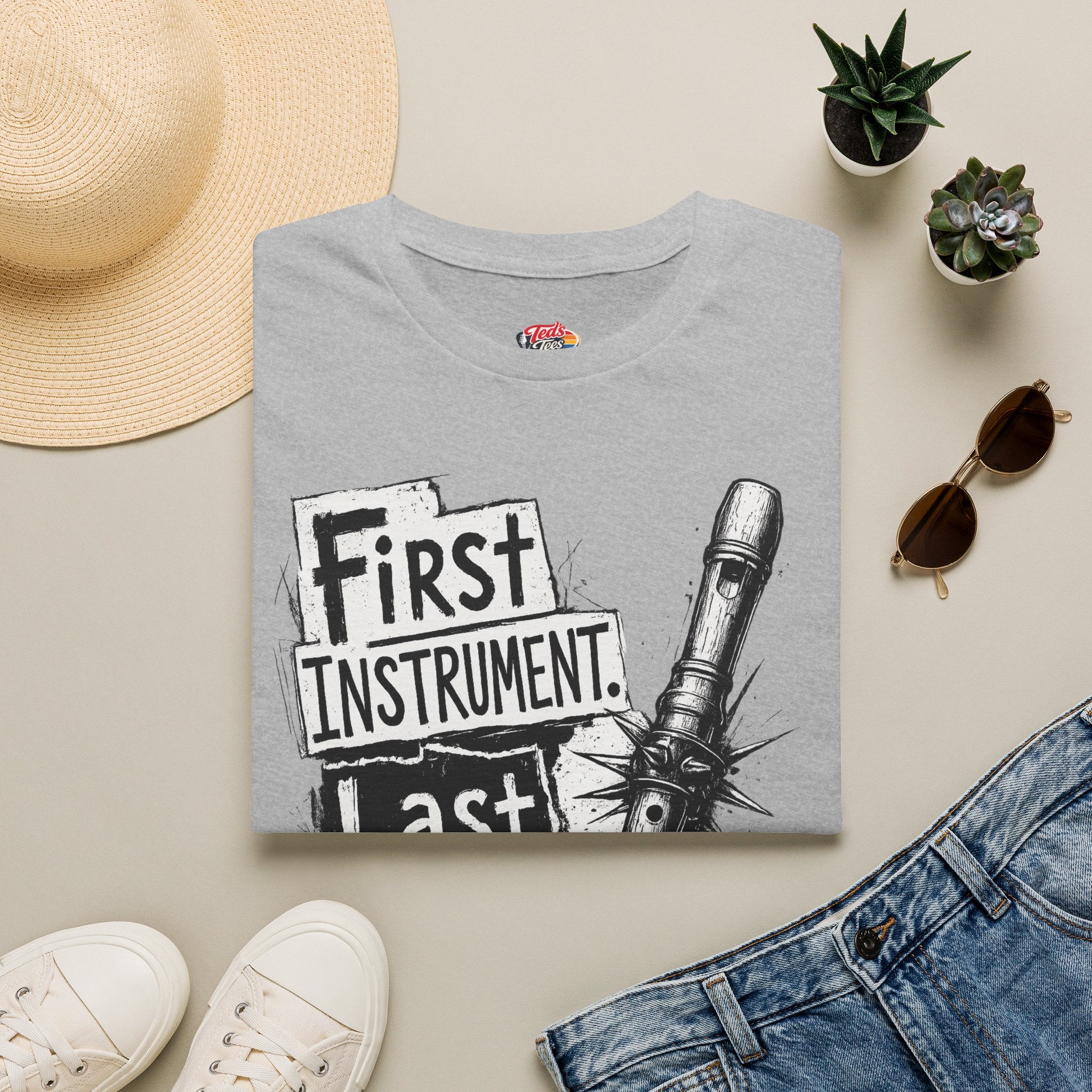 Recorder Player T-Shirt — "First Instrument, Last Nerve" Graphic Tee
