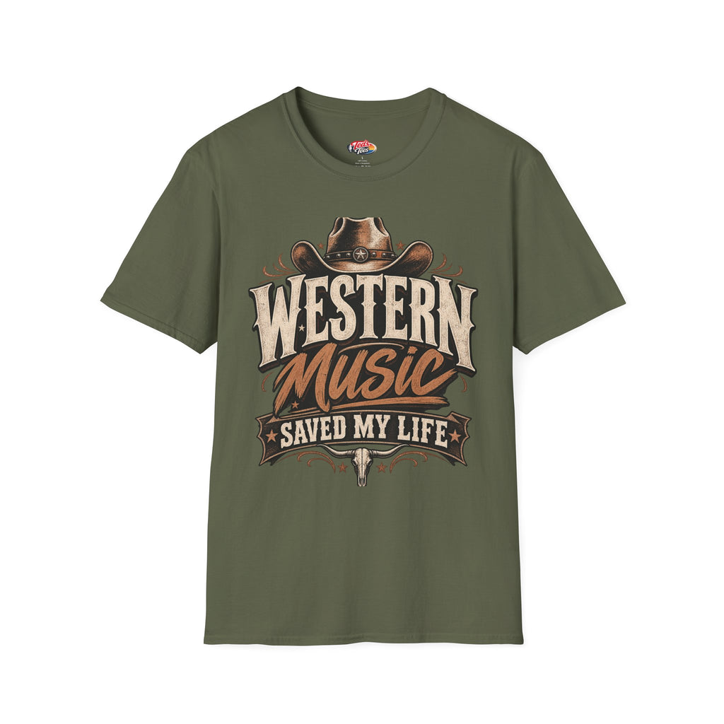 Western Music Saved My Life T-Shirt