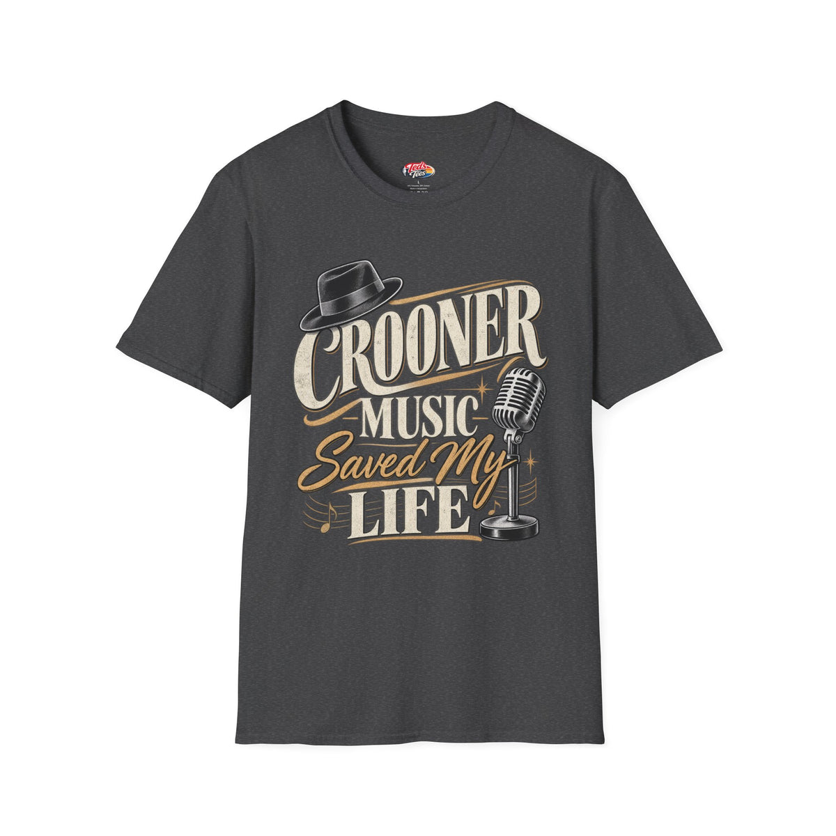 Crooner Music Saved My Life t-shirt
