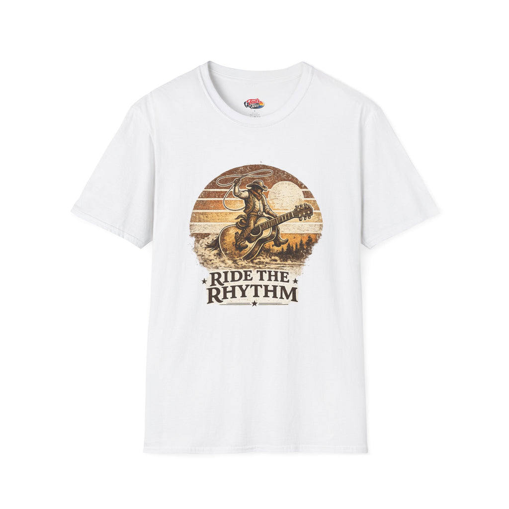 Ride the Rhythm Cowboy Guitar T-Shirt