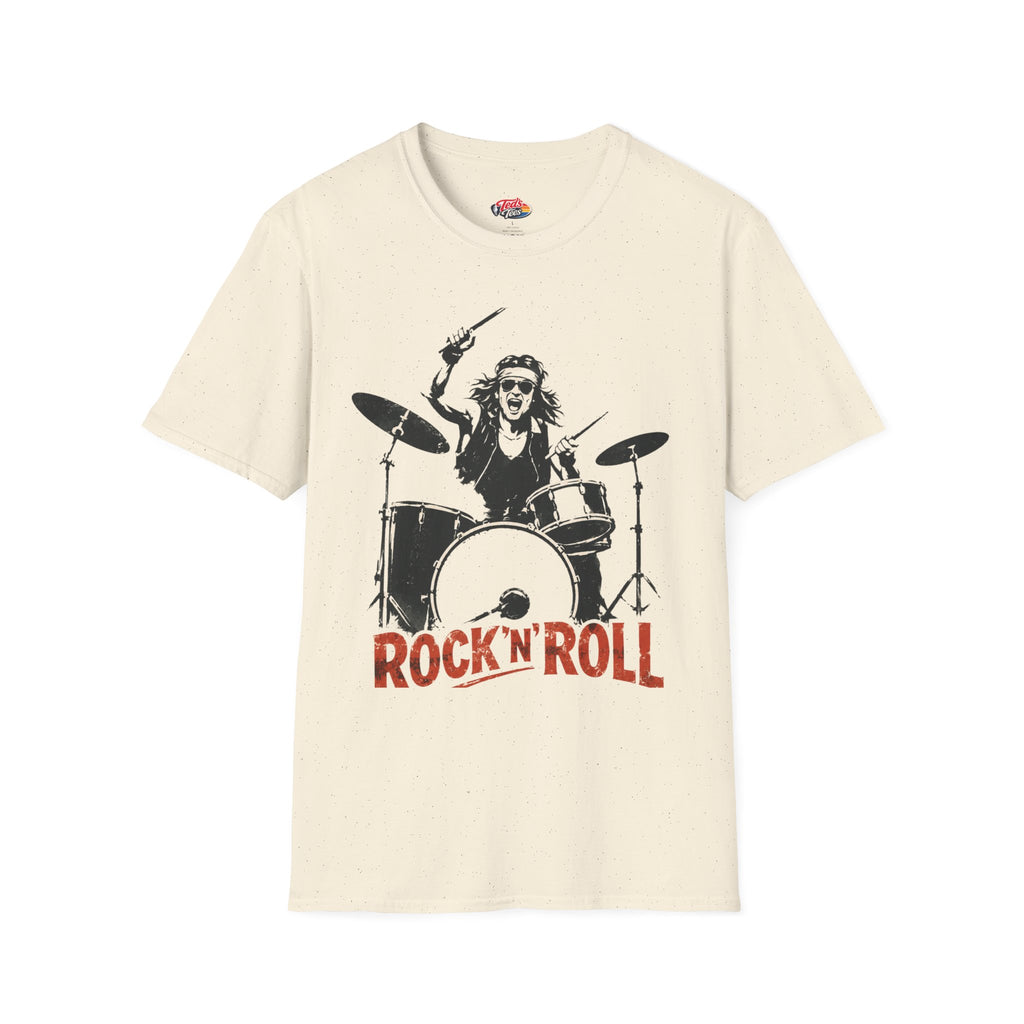 Rock'n'Roll Drummer T-Shirt — Vintage Band Tee for Music Lovers