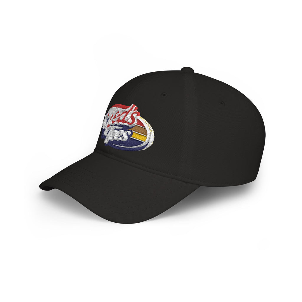 Low Profile Baseball Cap - Retro 'Ted's Tees' Embroidered Logo Hat