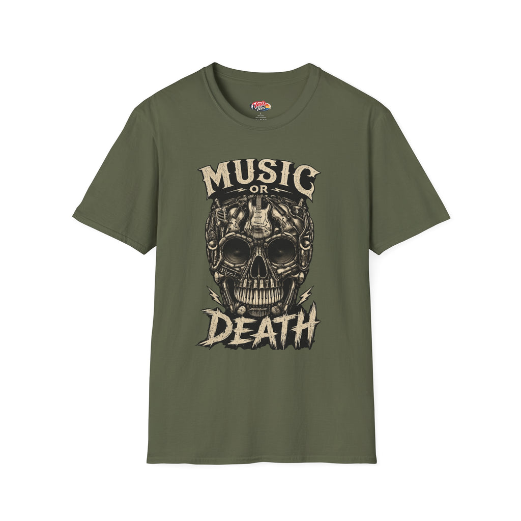Music or Death Skull T-Shirt