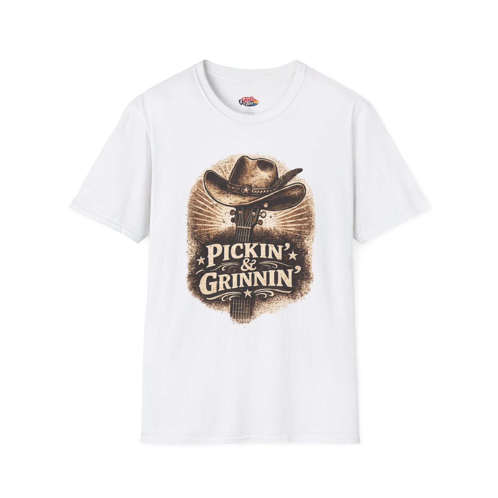 Pickin' & Grinnin' Cowboy T-Shirt