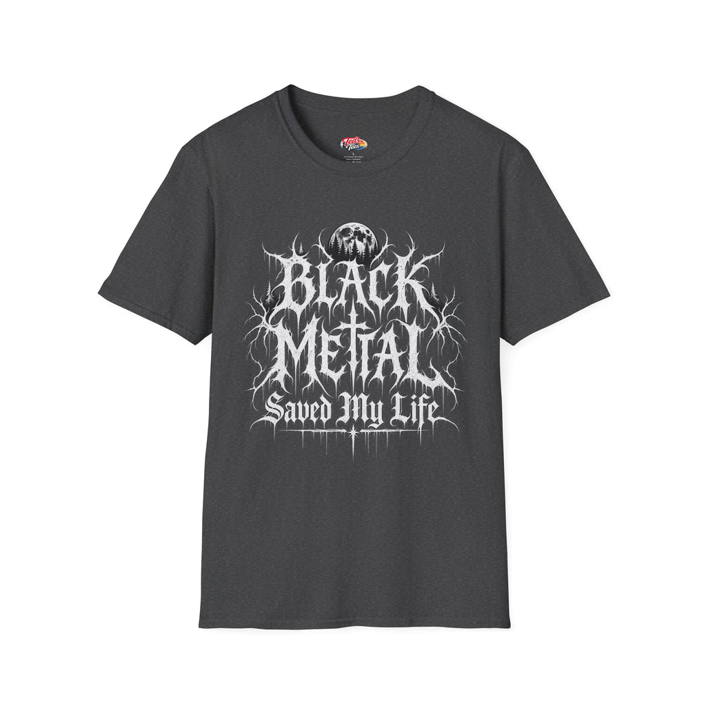 Black metal saved my life t-shirt