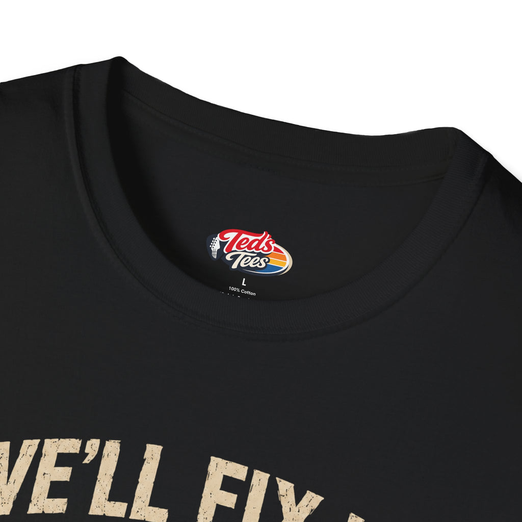 T-Shirt — “We’ll Fix It in the Mix” Audio Engineer Tee