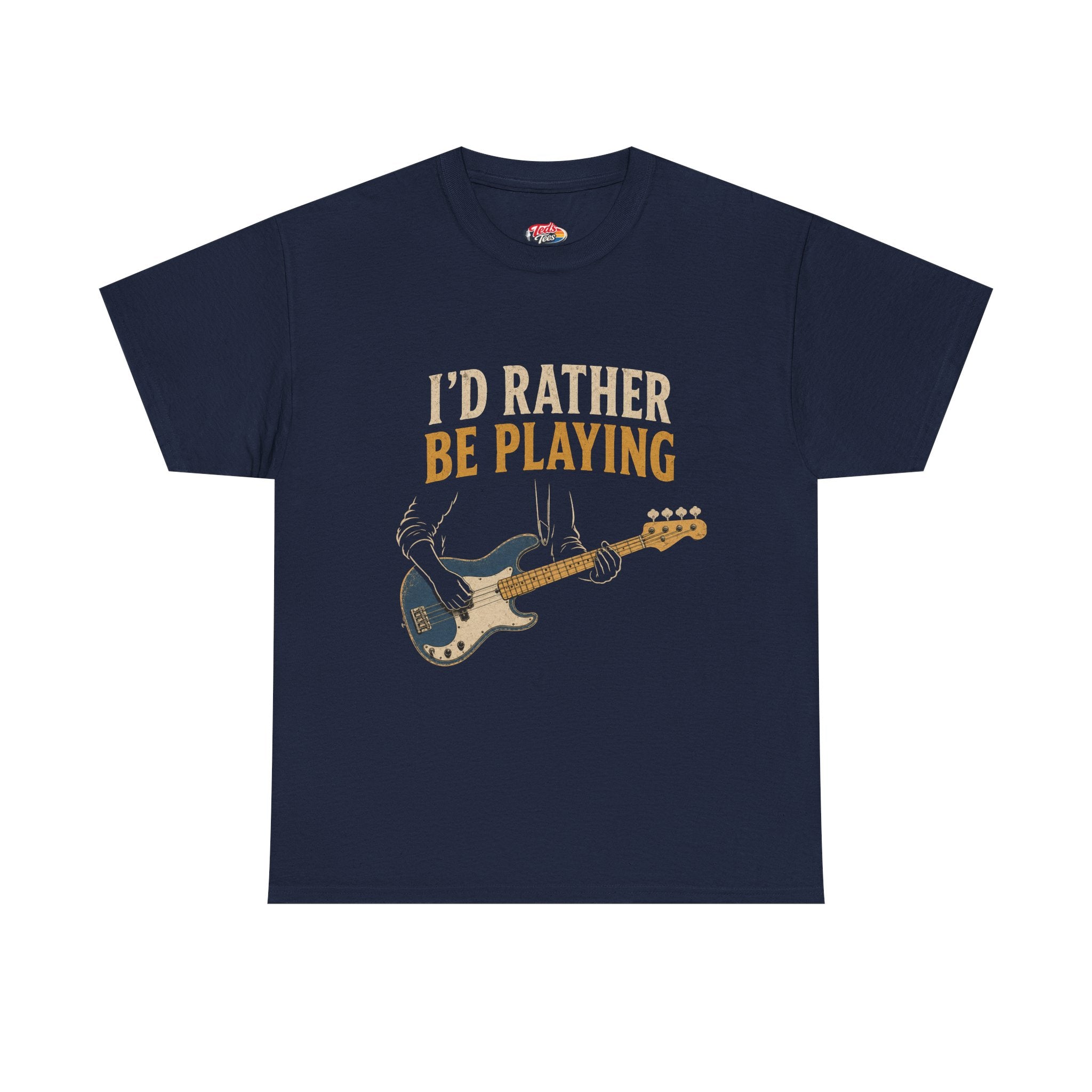 Electric Bass 'I'd Rather Be Playing' Tee
