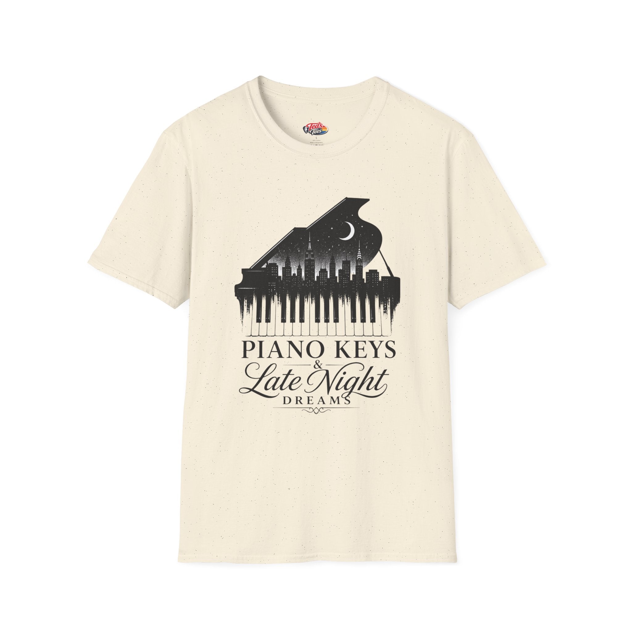 Piano Keys Late Night Dreams T-Shirt