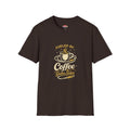 Coffee & Guitar Solos T-Shirt — Fueled By Coffee Graphic Tee for Musicians