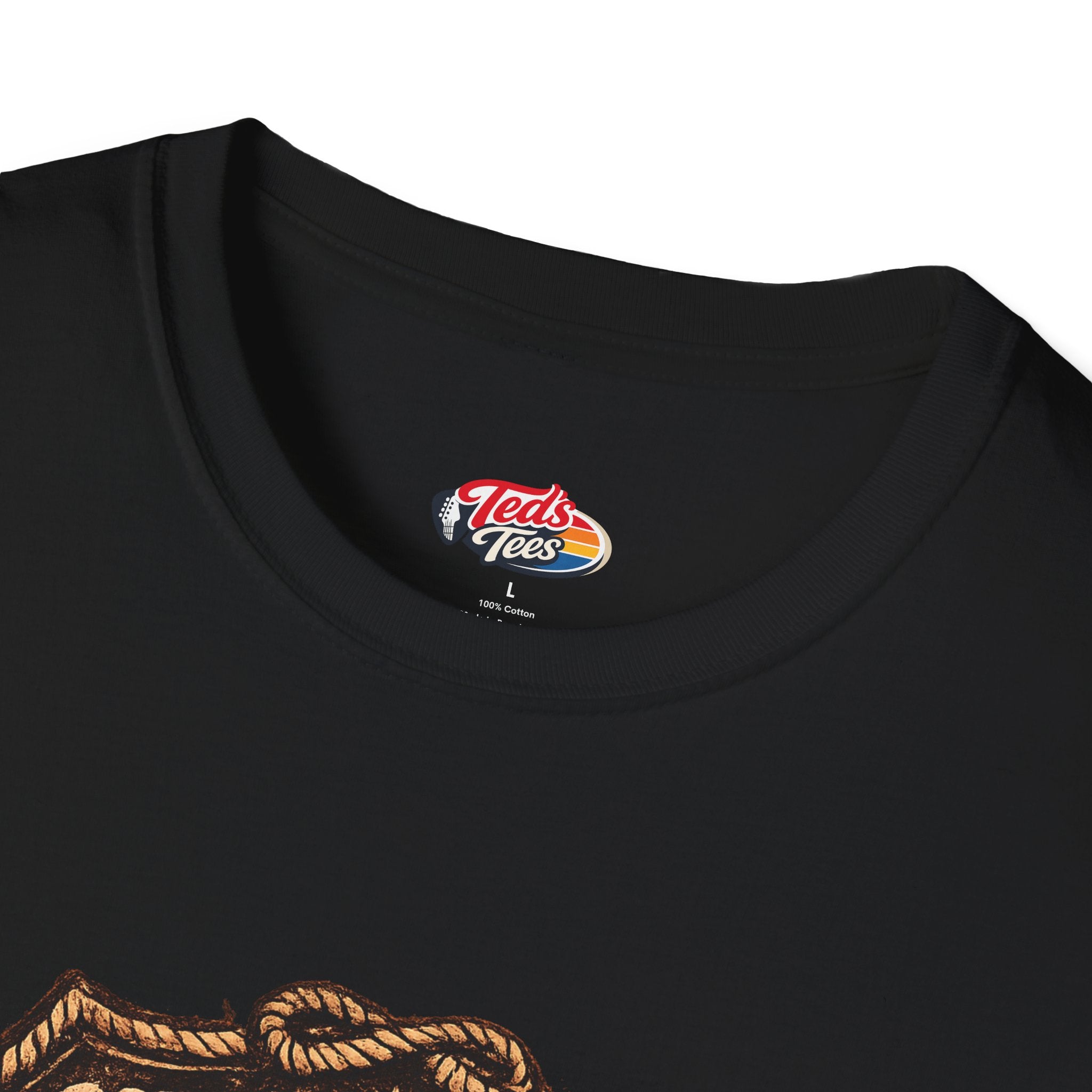 Country Roads & Chords T-Shirt — Vintage Acoustic Guitar Tee