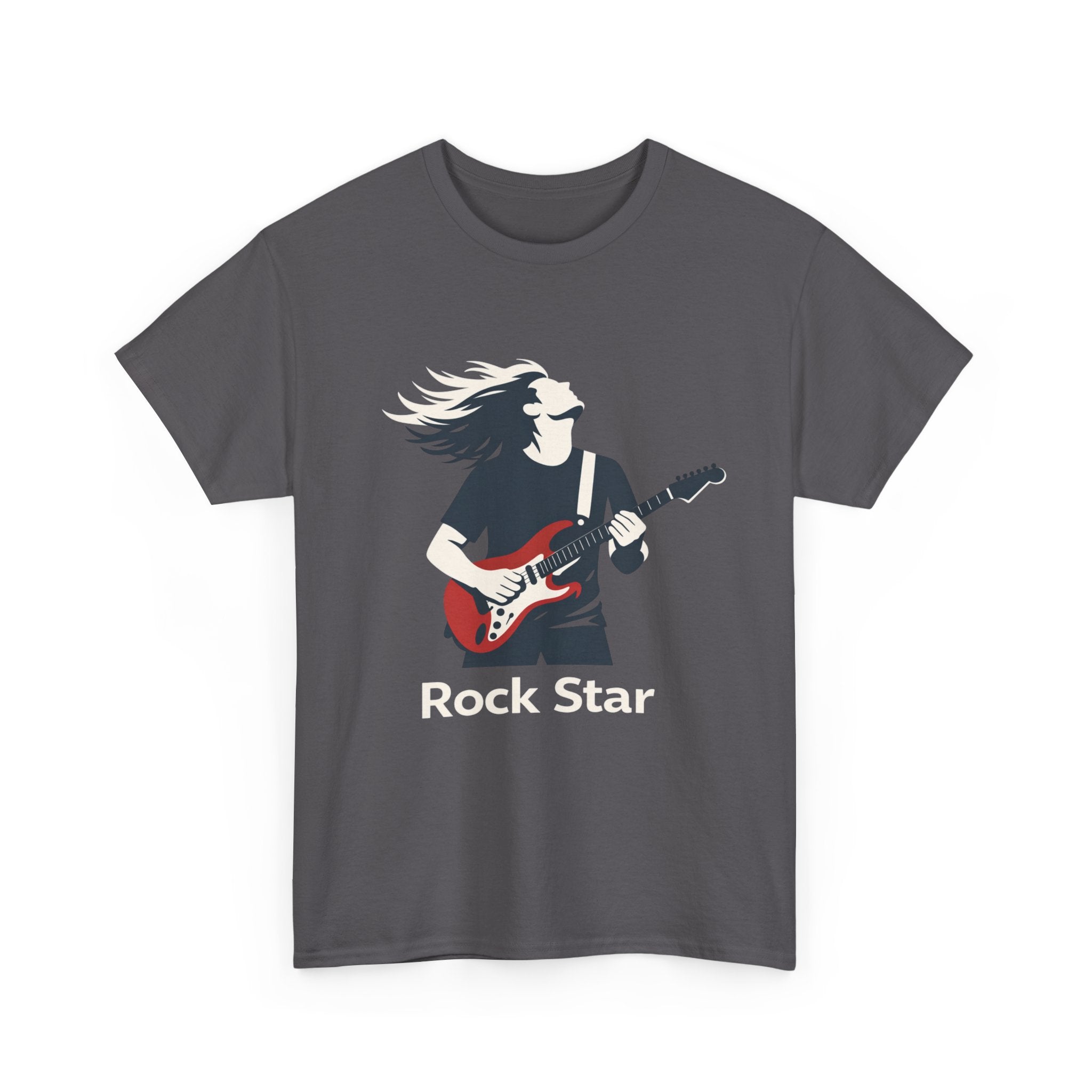 Rock Star T-Shirt — Electric Guitar Player Graphic Tee