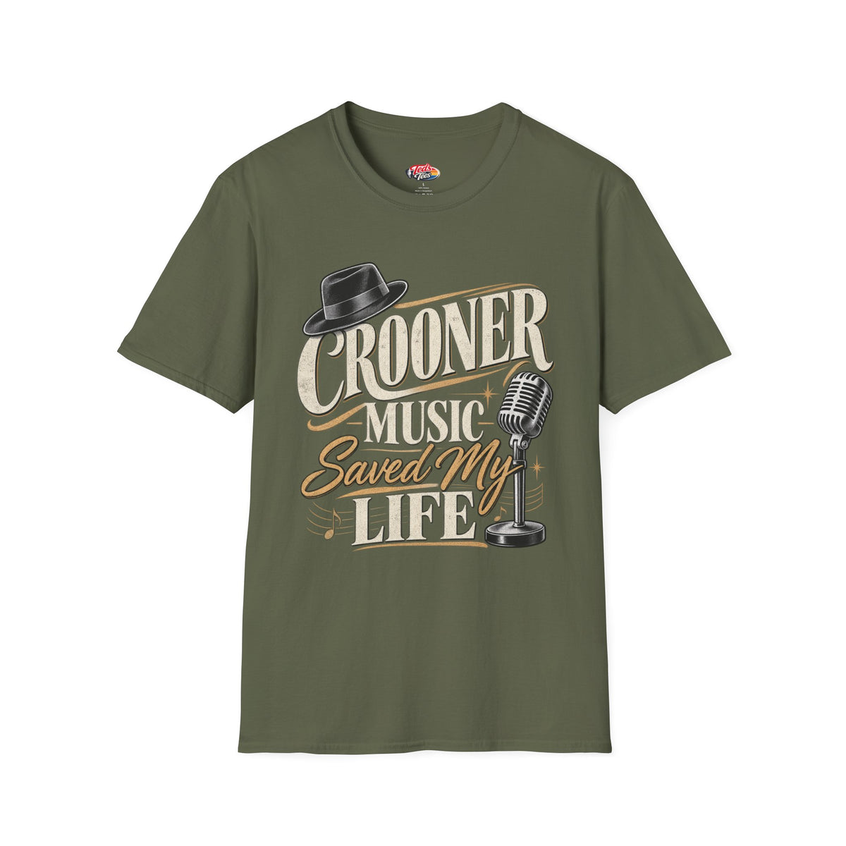 Crooner Music Saved My Life t-shirt