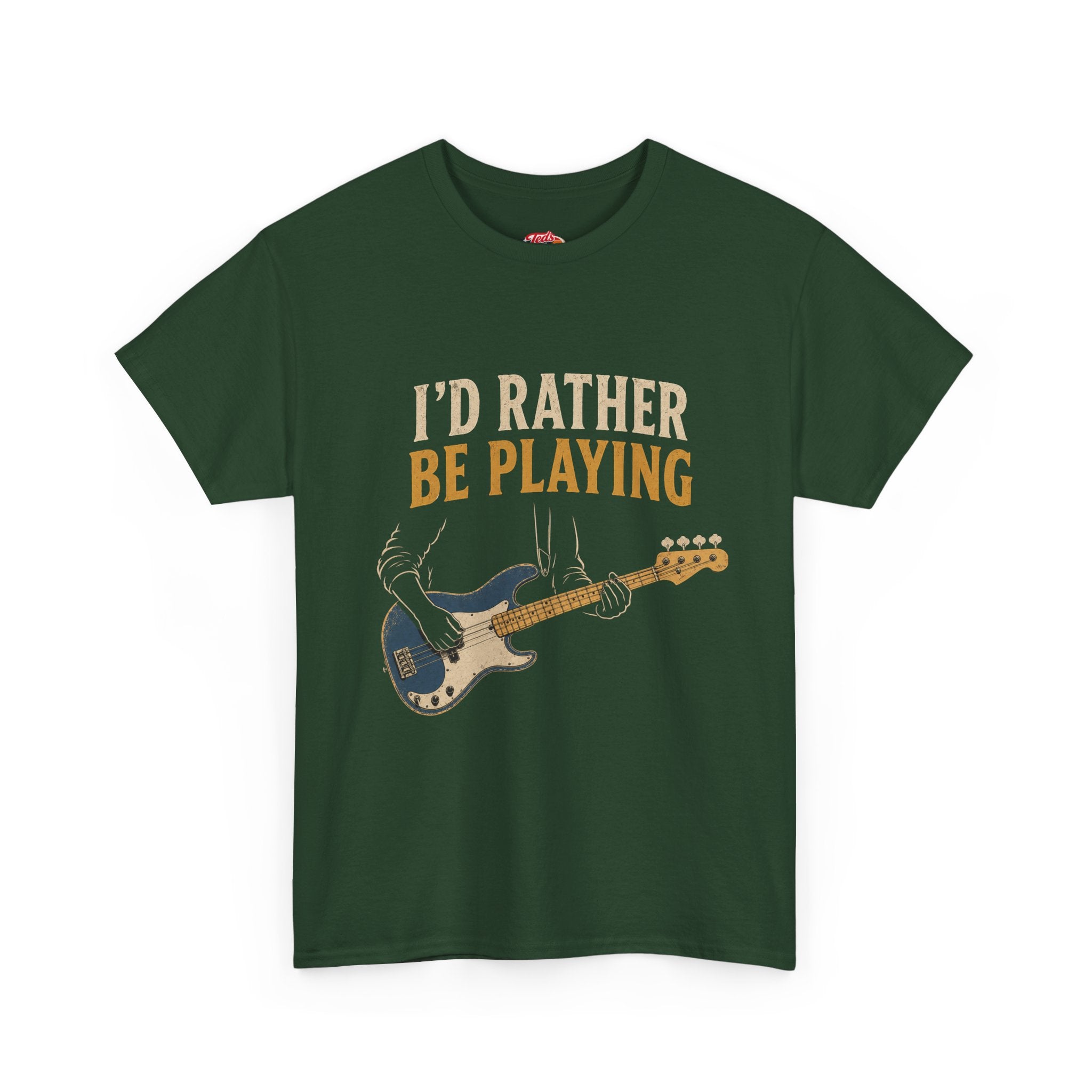 Electric Bass 'I'd Rather Be Playing' Tee