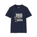 Bass Players Feel It Deeper T-Shirt – Guitarist Bassist Musician Tee