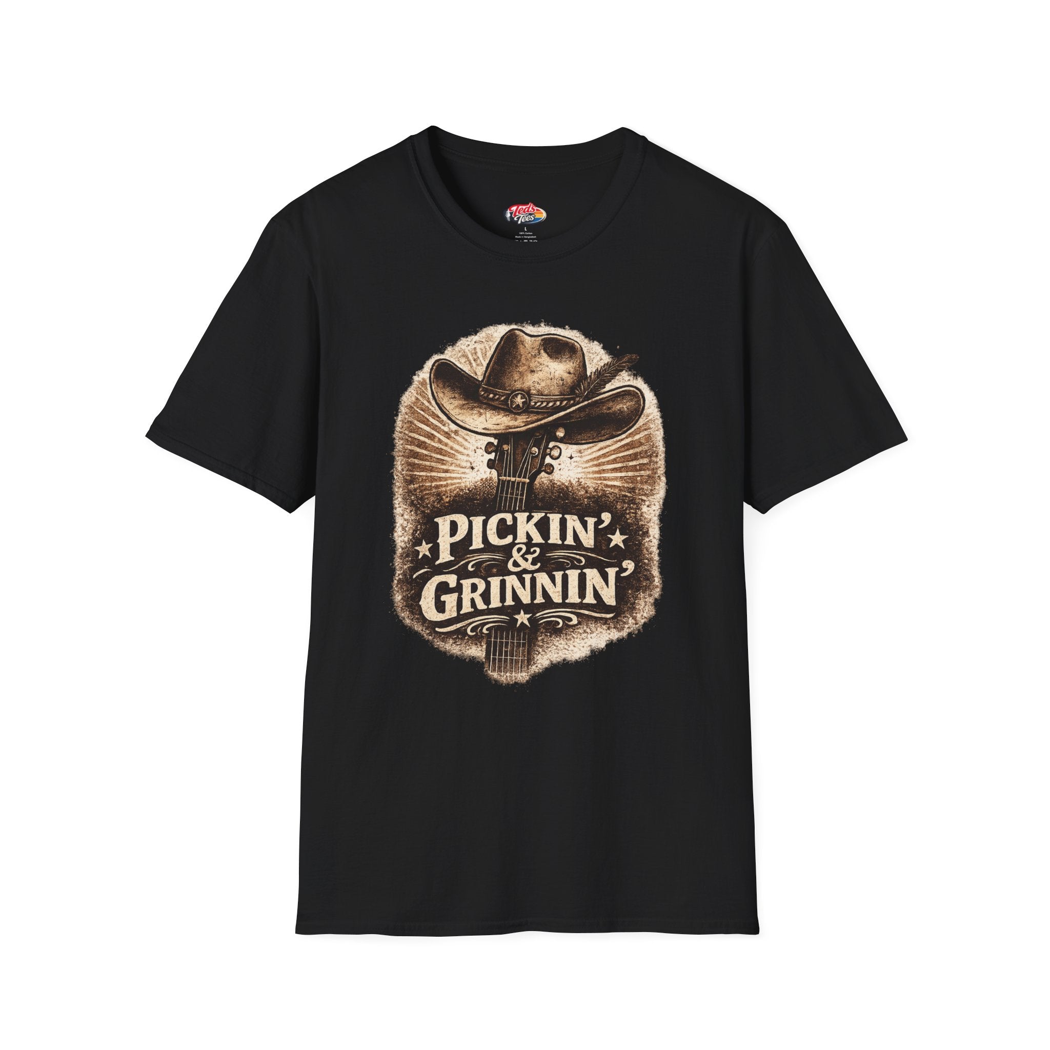 Pickin' & Grinnin' Cowboy T-Shirt