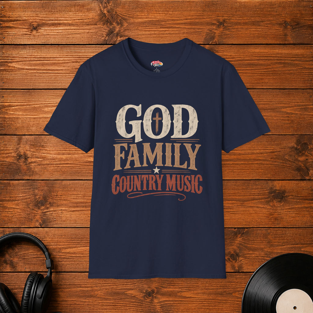 God Family Country Music T-Shirt