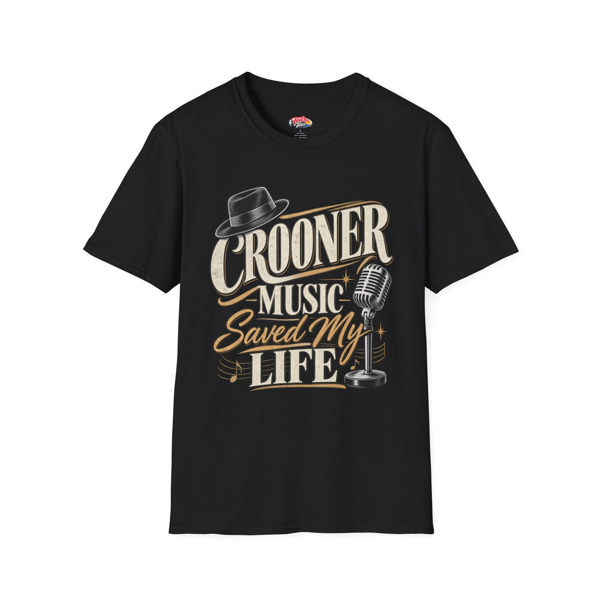Crooner Music Saved My Life t-shirt