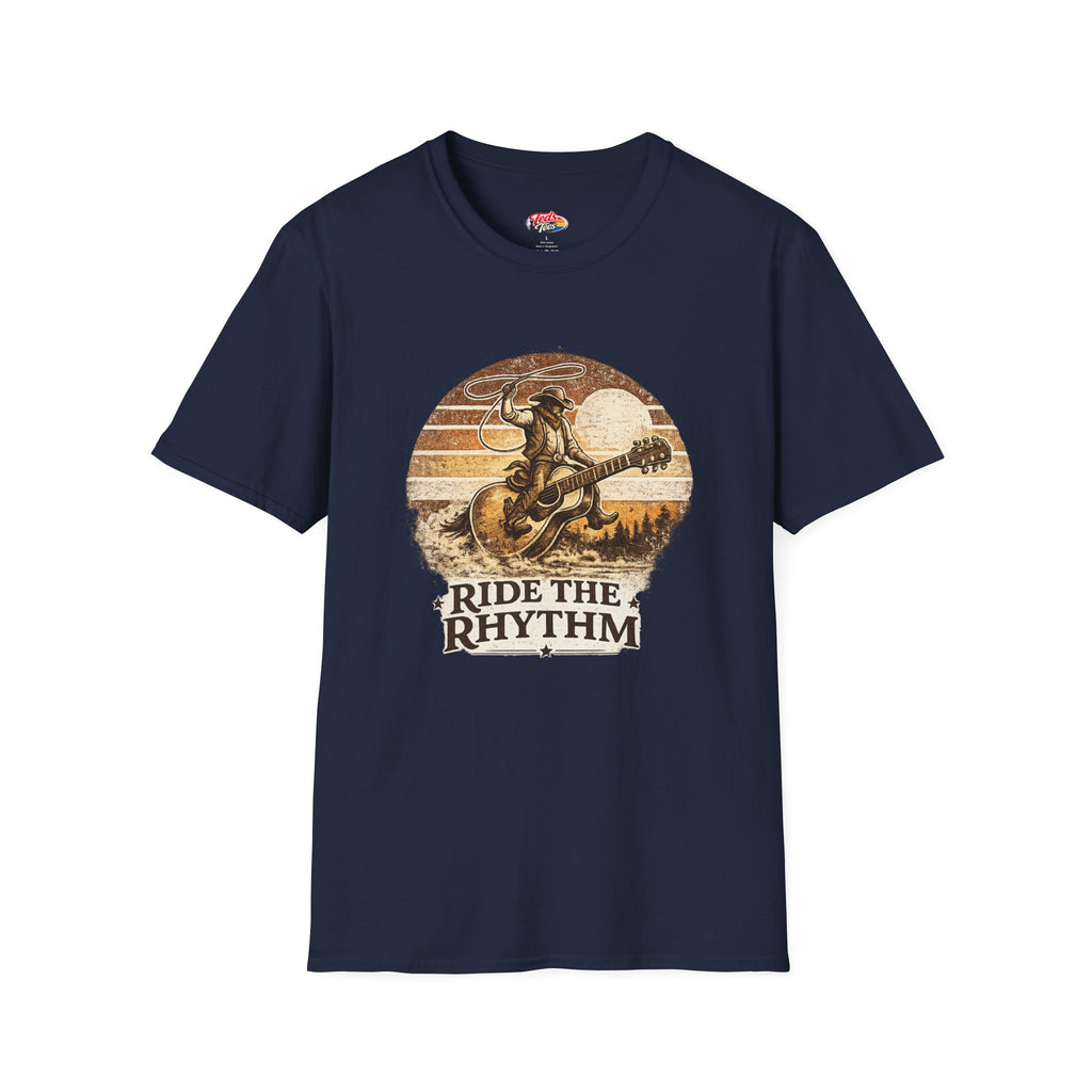 Ride the Rhythm Cowboy Guitar T-Shirt