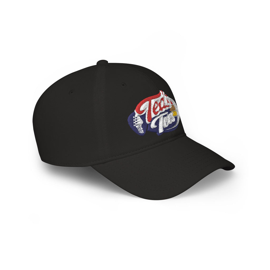 Low Profile Baseball Cap - Retro 'Ted's Tees' Embroidered Logo Hat
