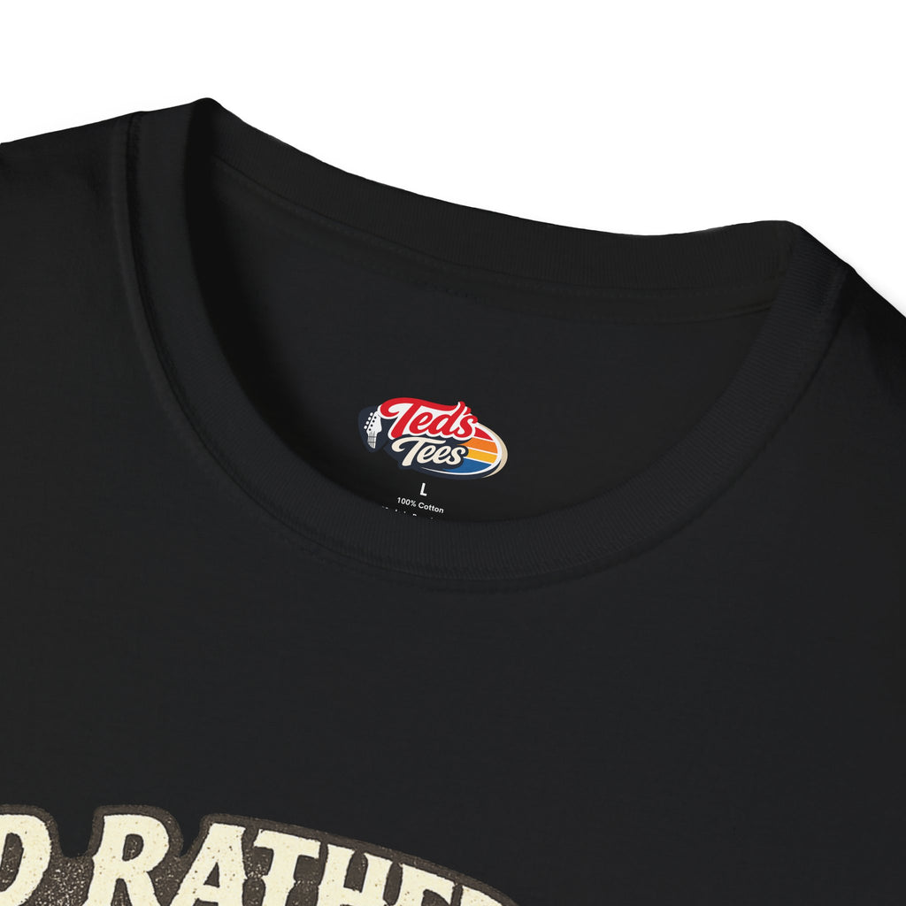 I'd Rather Be Playing Ukulele T-Shirt — Retro Beach Music Tee
