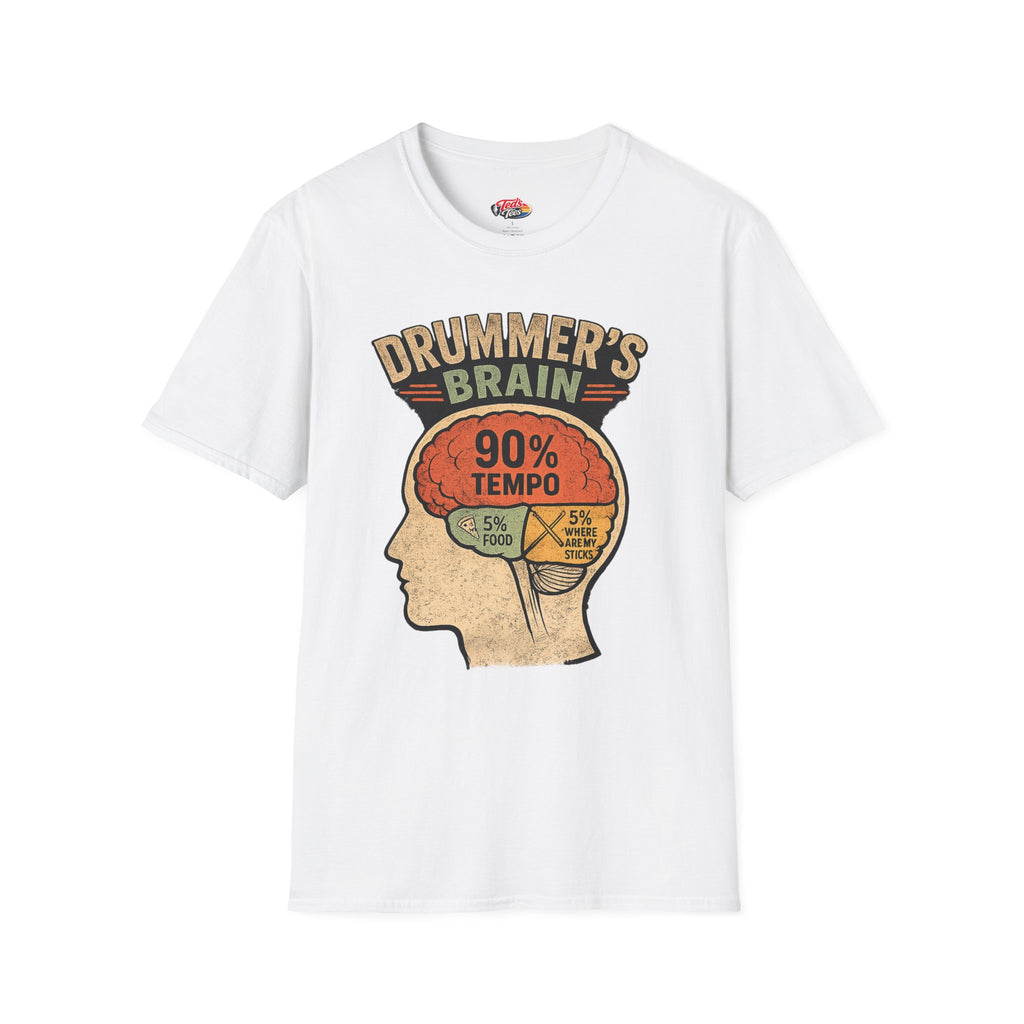 Drummer's Brain 90% Tempo T-Shirt