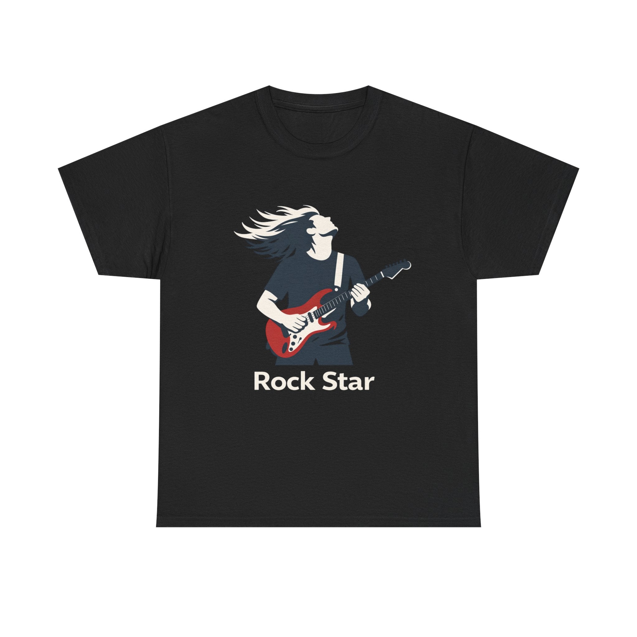 Rock Star T-Shirt — Electric Guitar Player Graphic Tee
