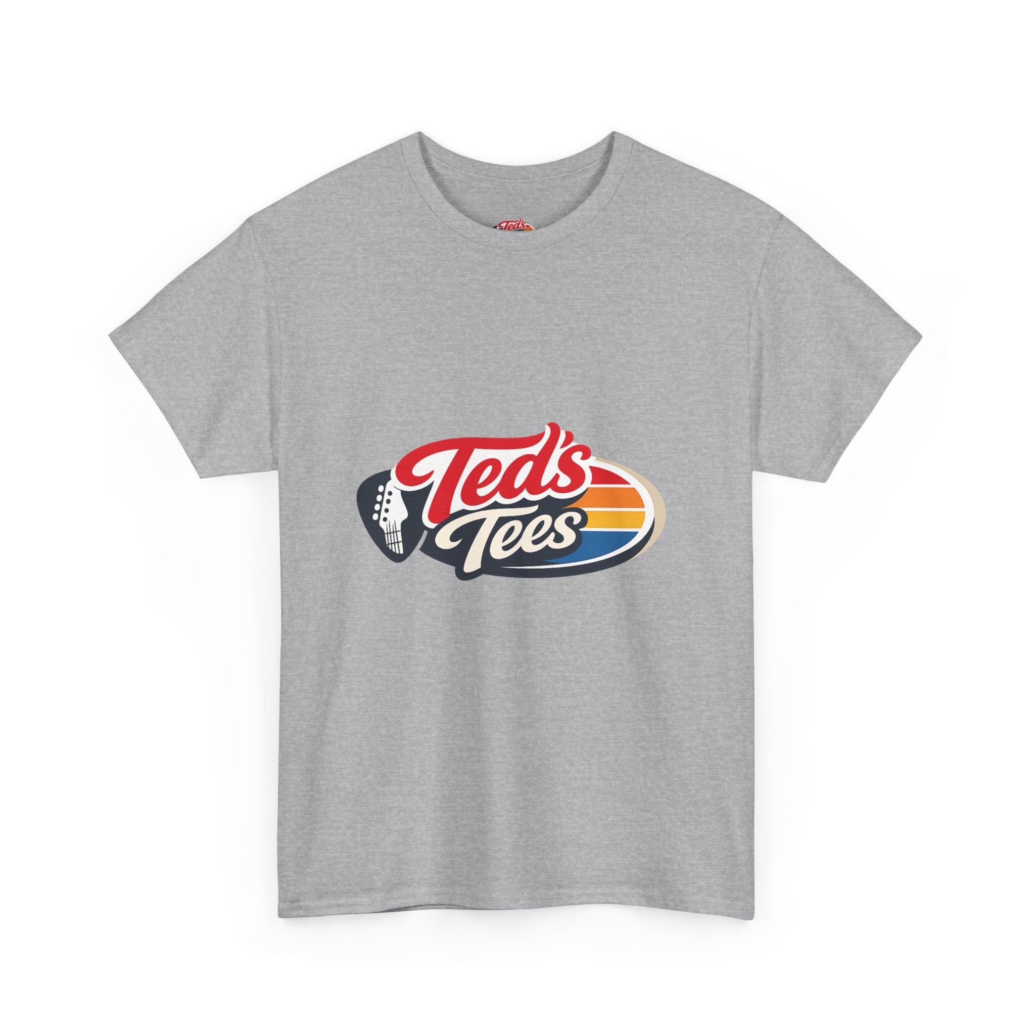 Retro 'Ted's Tees' Logo T-Shirt — Vintage Surf Stripe Graphic Tee
