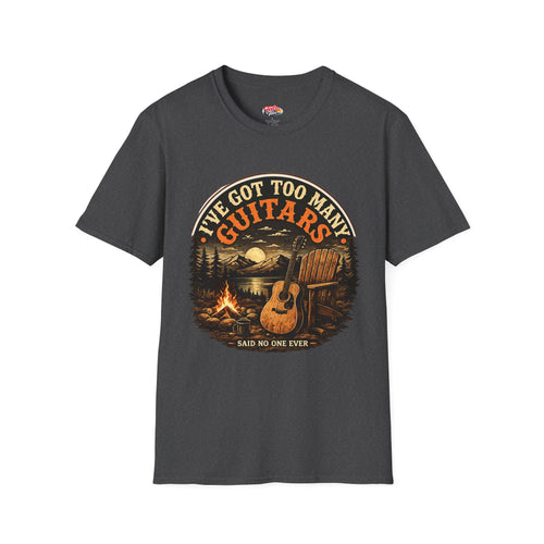 "I've Got Too Many Guitars" Vintage Campfire Design