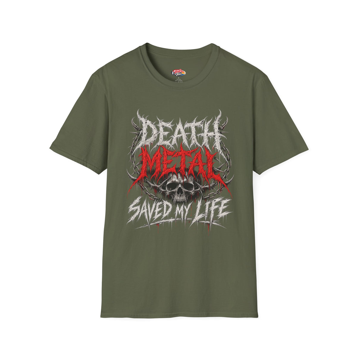 Death metal saved my life t-shirt