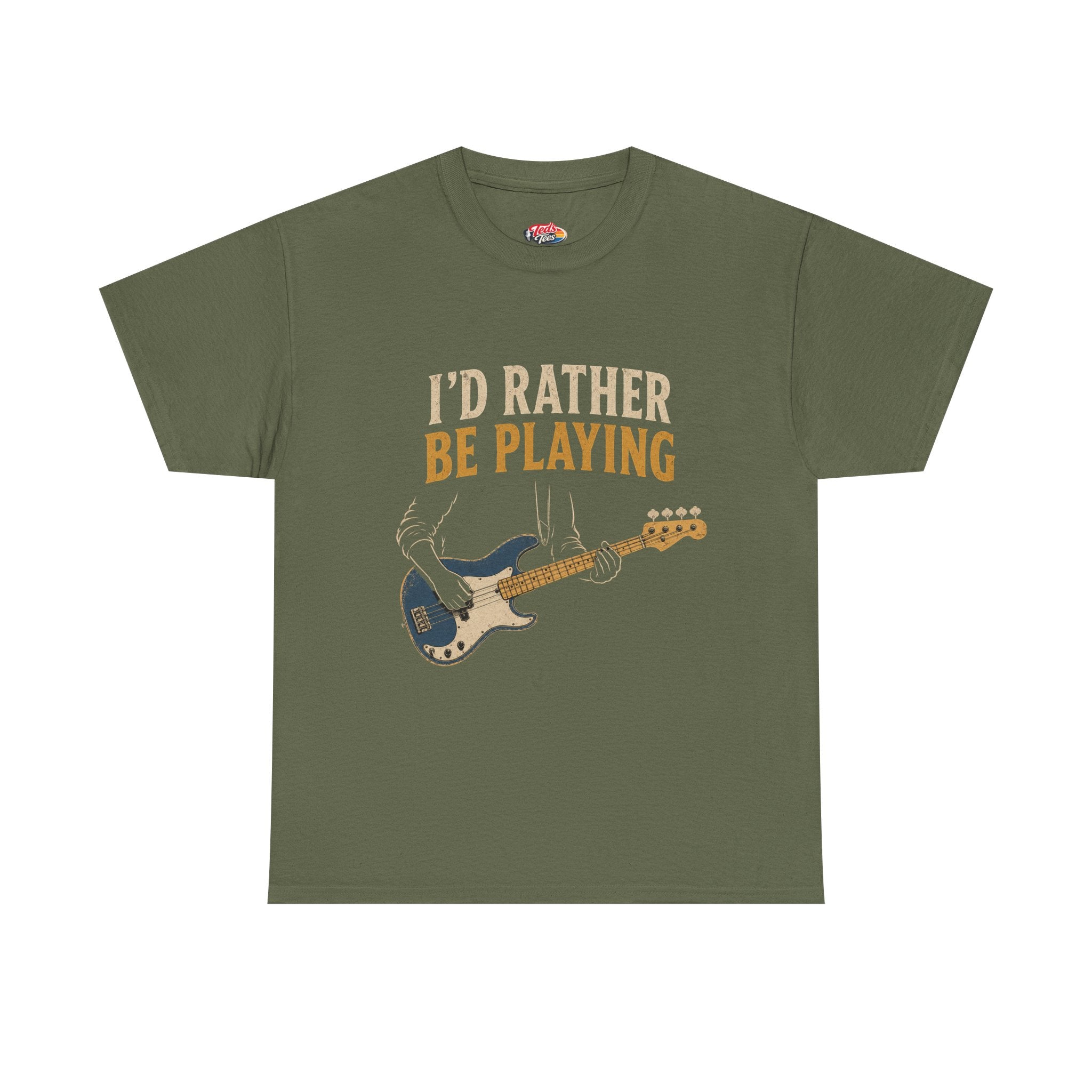 Electric Bass 'I'd Rather Be Playing' Tee