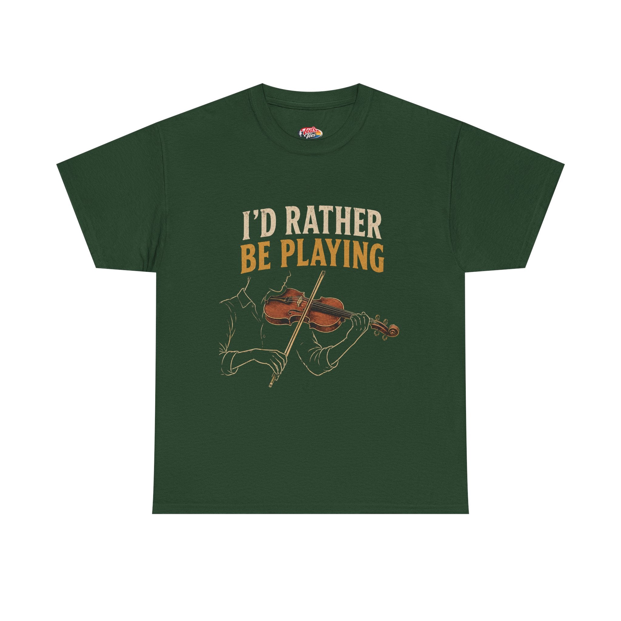 I'd rather be playing violin