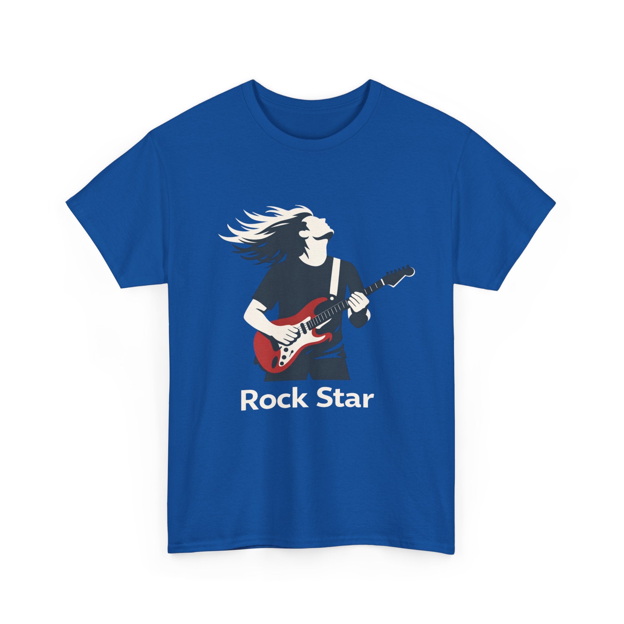 Rock Star T-Shirt — Electric Guitar Player Graphic Tee