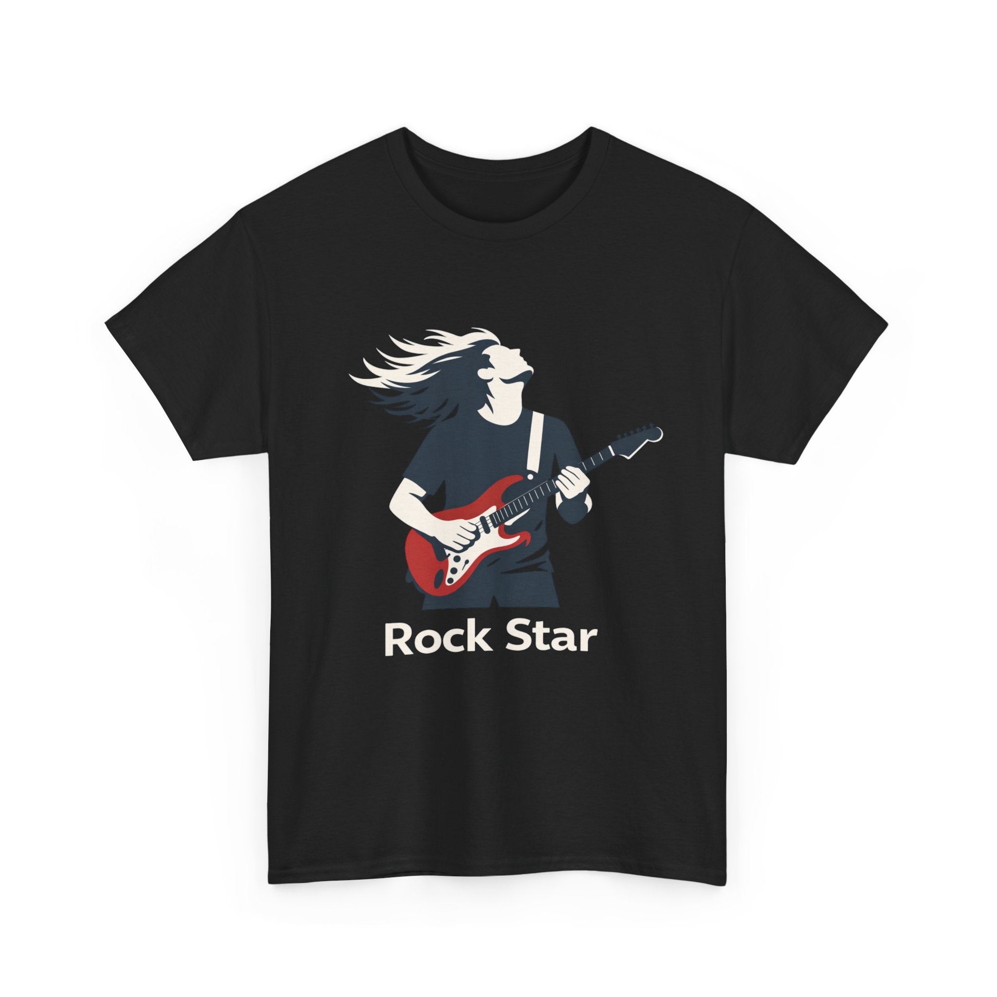 Rock Star T-Shirt — Electric Guitar Player Graphic Tee