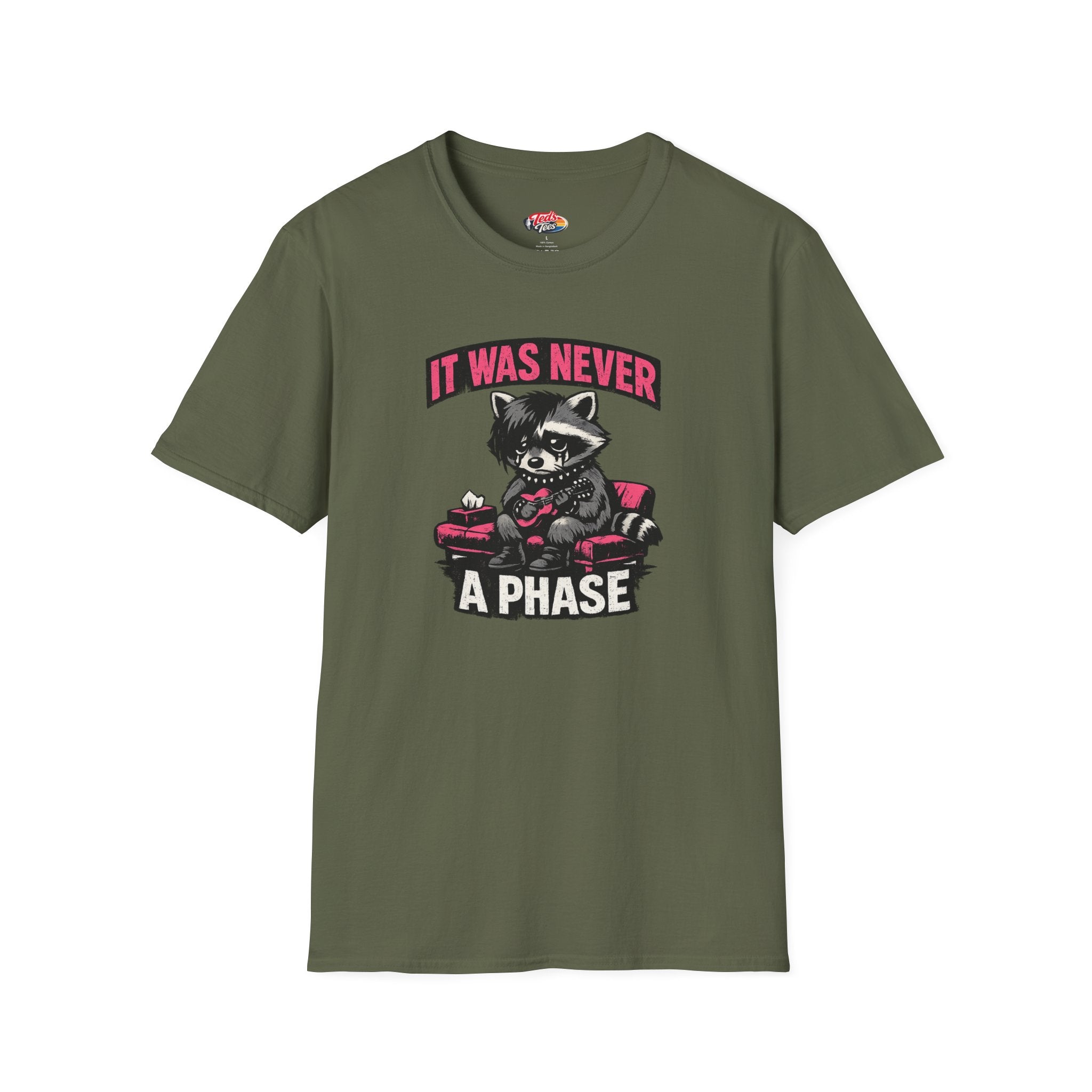 Raccoon 'It Was Never a Phase' T-Shirt
