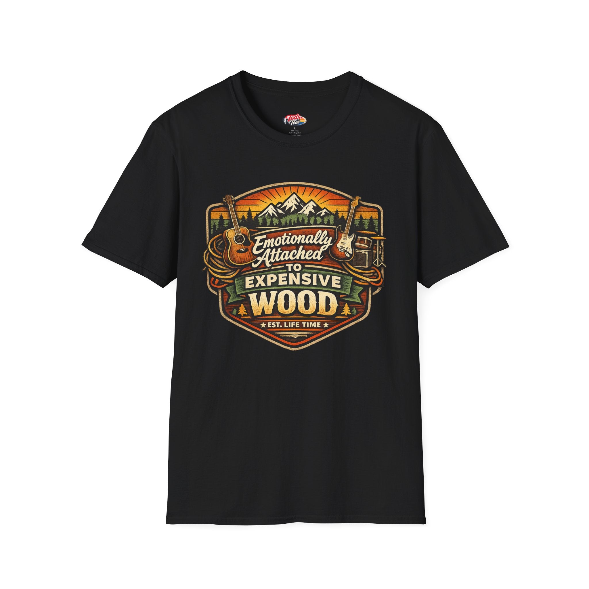 Emotionally Attached to Expensive Wood T-Shirt