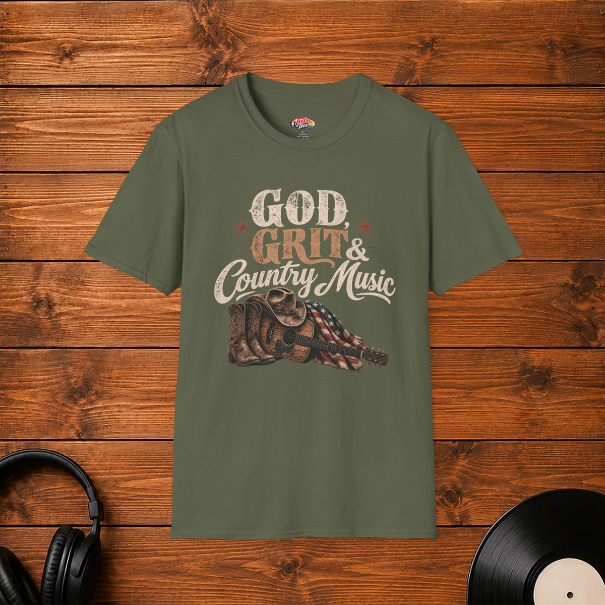 God Grit & Country Music T-Shirt