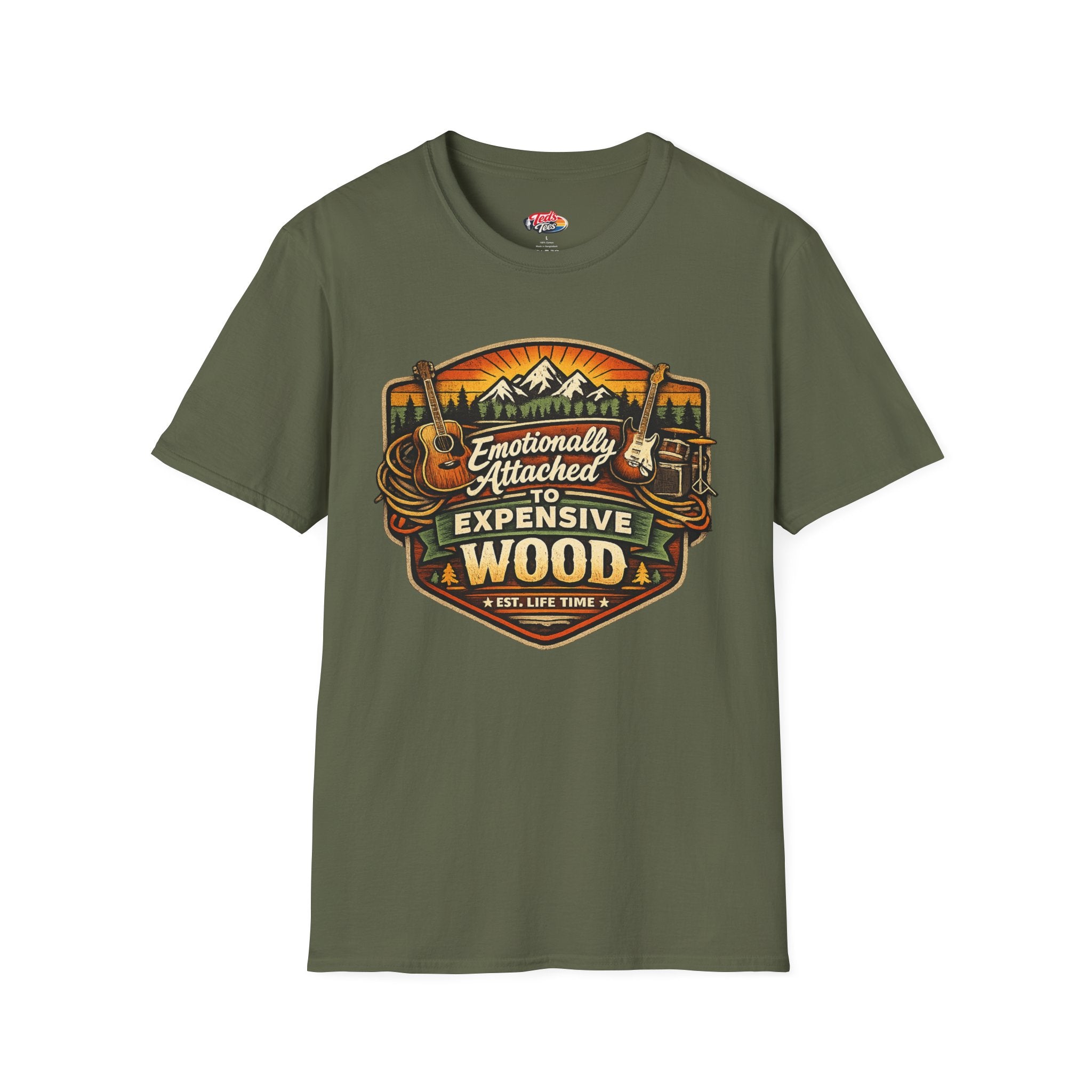 Emotionally Attached to Expensive Wood T-Shirt